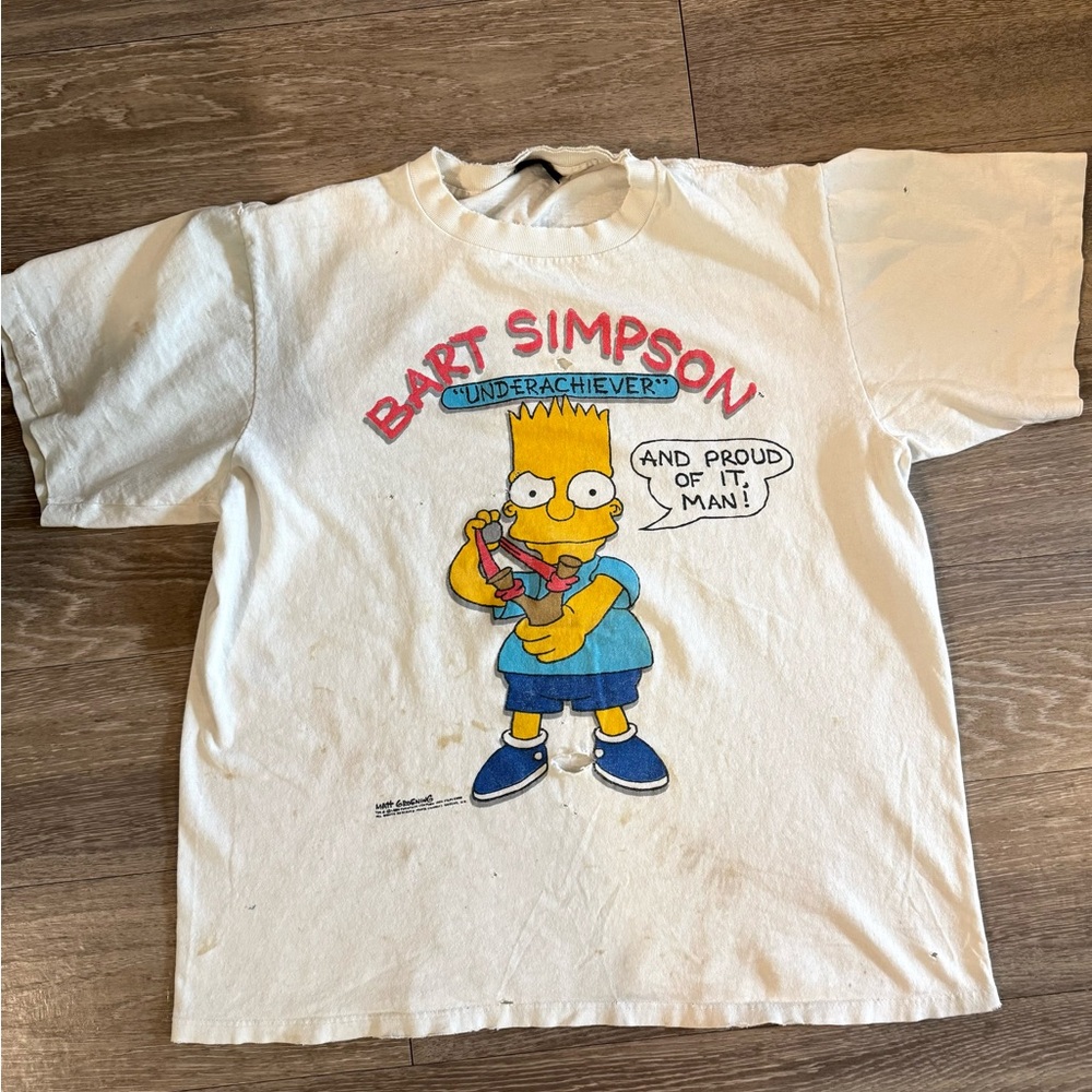 Vintage Bart Simpson Underachiever T Shirt